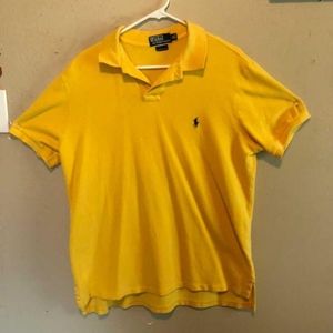 Ralph Lauren yellow polo Xl